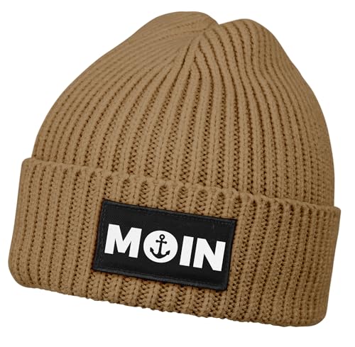 Bonnet d'hiver pour homme marron à motif nordique idéal pour les sorties citadines