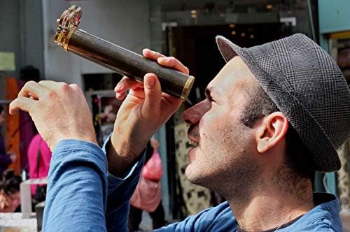 Elliptic Flower Kaleidoscope Wheels Kaleidoscope Made of Dark Brass Traveler Accessory Idea Festival Accessories Burning Man Psychedelic EL