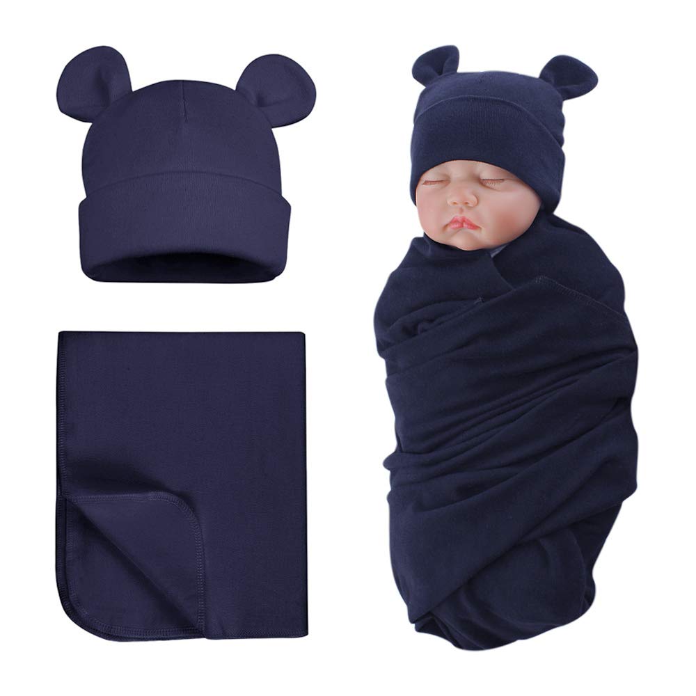 Kit Recém-Nascido PESAAT - Cueiro 110x110cm + Chapéu 0-6 Meses