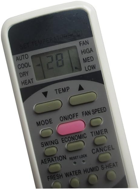 Close-up of Remote Control Buttons and Display