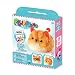 The Orb Factory Fluffables Pumpkin Arts & Crafts, Orange/White/Yellow, 5.75" x 2" x 6"