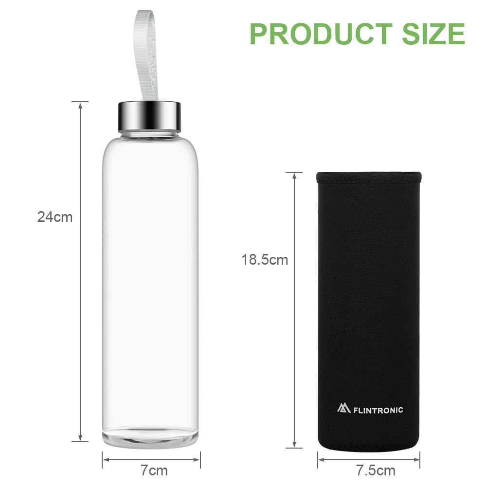 flintronic Glass Water Bottle - Image 2