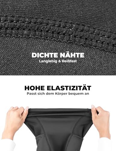 ROCKBROS Sturmhaube Balaclava Skimaske Winddicht Warm für Fahrrad Ski Motorrad Winter Unisex Einheitsgröße, Schwarz