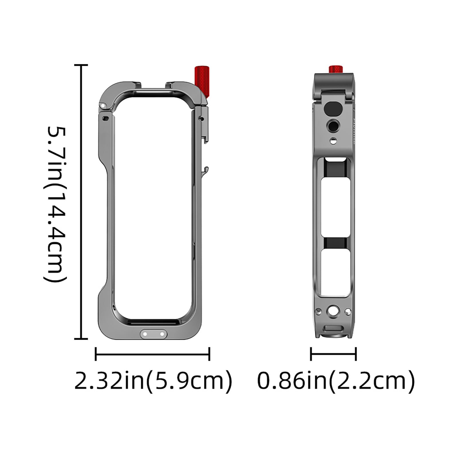 Accesorios para cámara de acción, aleación de aluminio de aviación, placa protectora para cámara de acción panorámica Insta360 X5