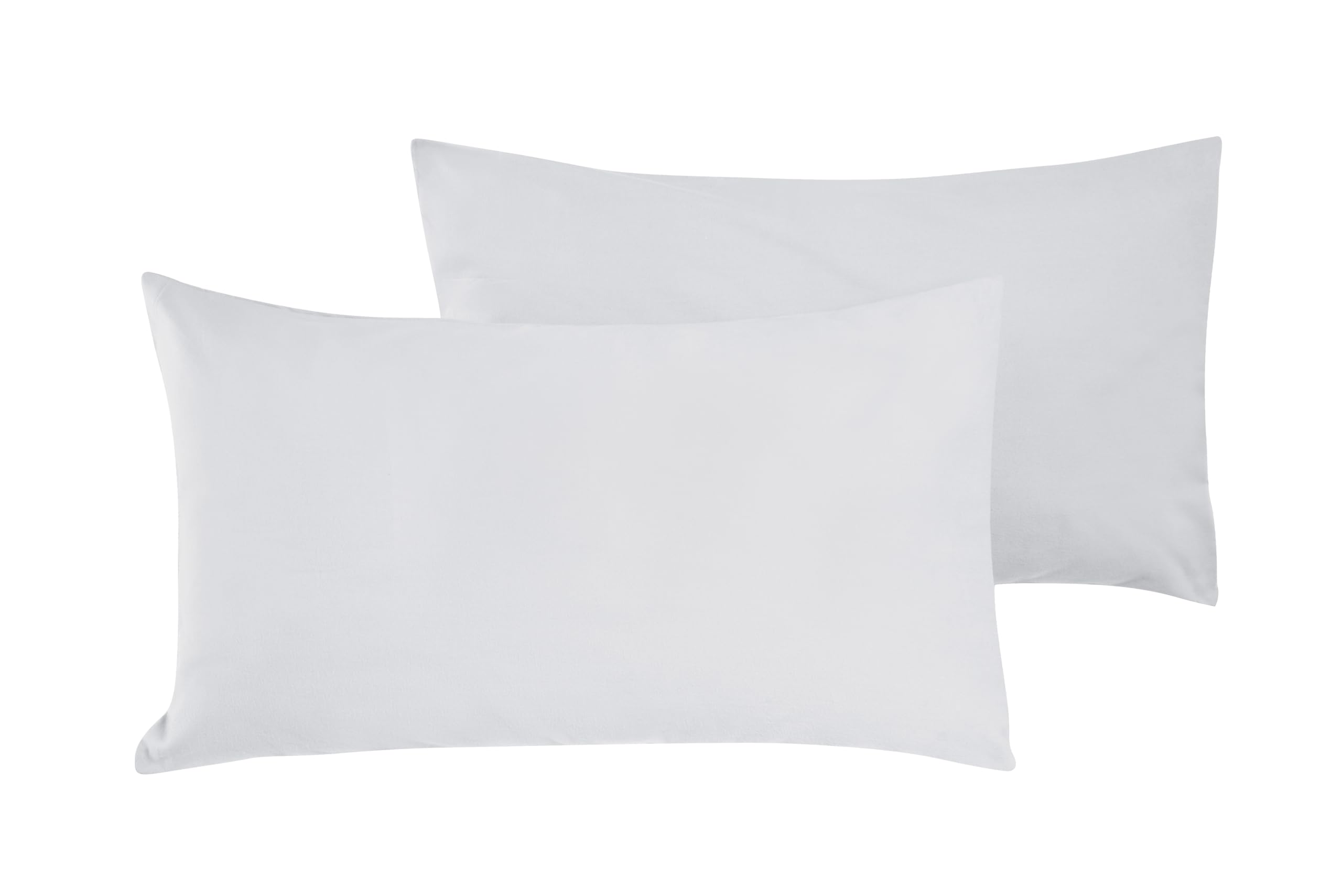 Novilunio Completo letto lenzuola flanella caldo cotone 100% cotone Made in Italy - Singolo - Bianco