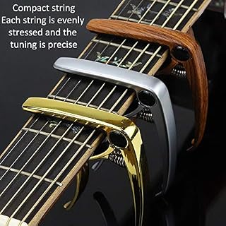Supmico Capo Guitare Capodastre Ukulélé Capo Clé clip serrage à changement rapide guitare acoustique classique… - Les Beatles, Paul McCartney, John Lennon, RIngo Starr, George Harrison Supmico Capo Guitare Capodastre Ukulélé Capo Clé clip serrage à changement rapide guitare acoustique classique… – Image 5