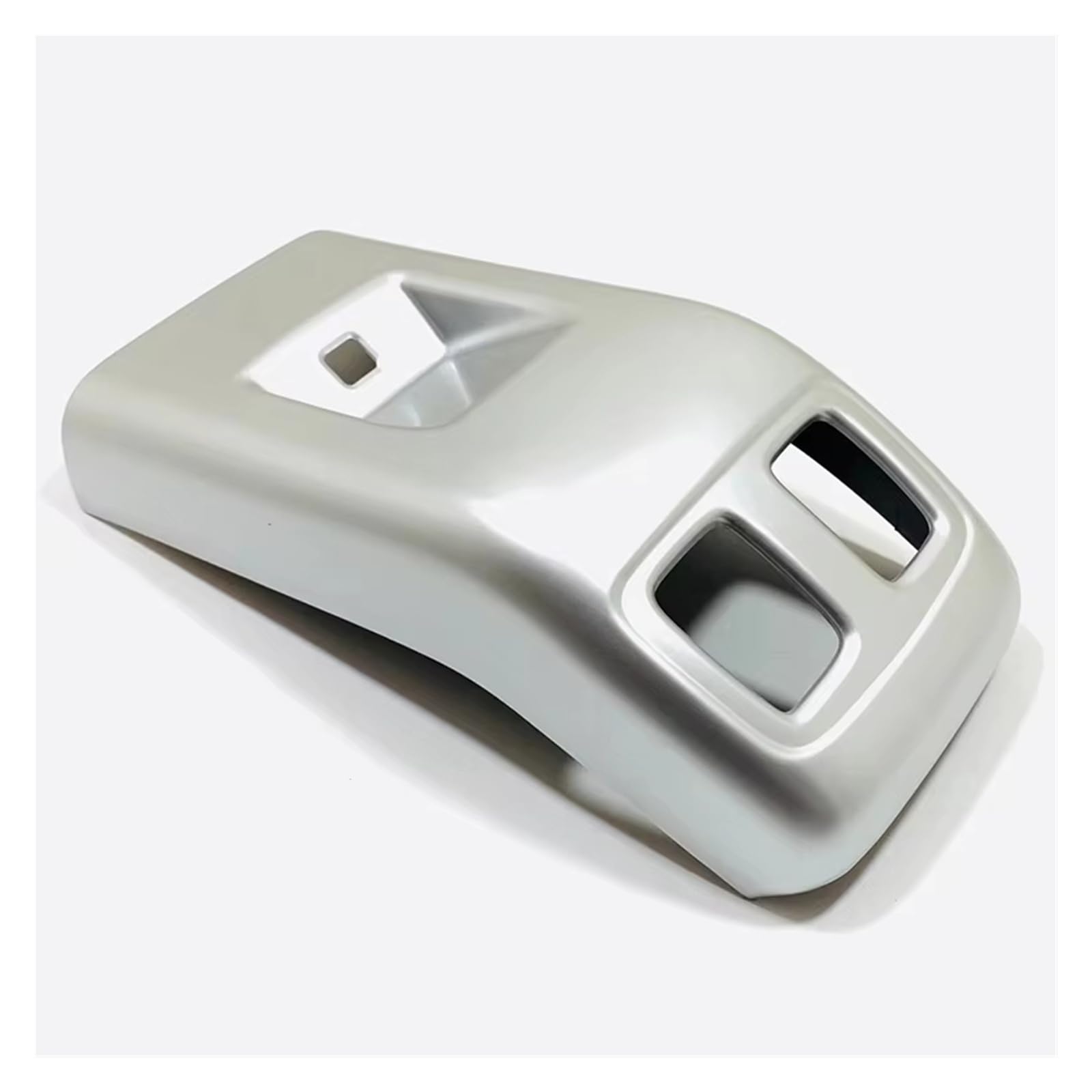 for Hyundai for Tucson for NX4 2021 2022 2023 ABS Rear Air Conditioning Vent Outlet Frame Cover Trim Sticker Interior Trim Cover Panel(Silver)