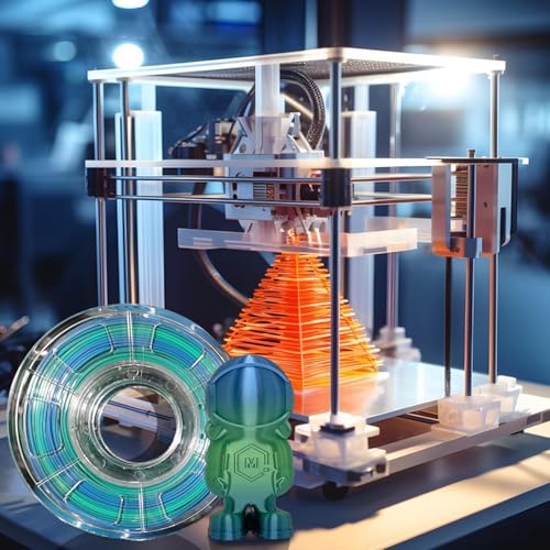 Filament bicolore d'impression 3D soie 1,75 multicolore changement rapide