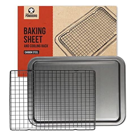 Set de Bandeja Antiadherente y Rejilla Chef Pomodoro Cover