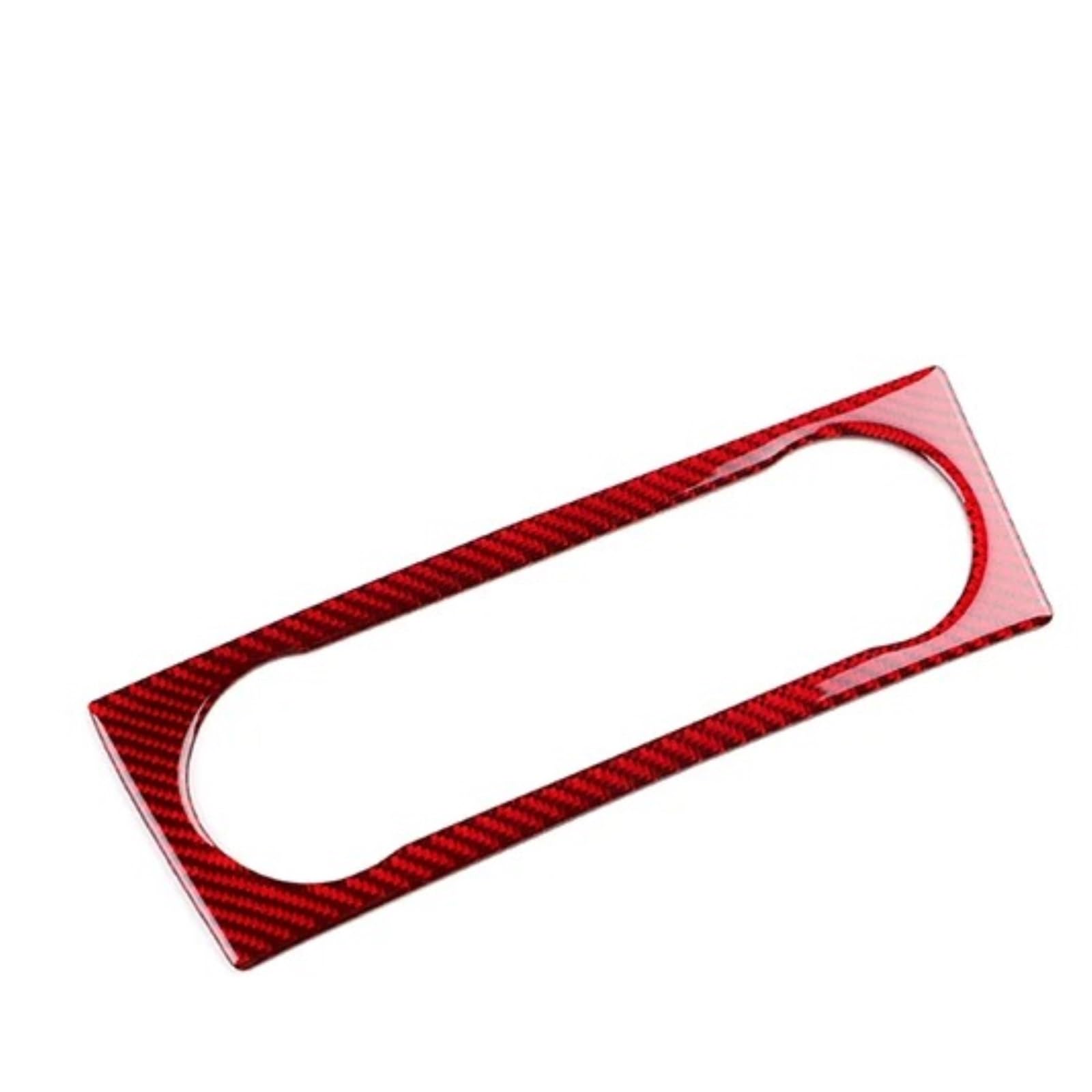Ggwqfuh Red Lhd Rhd C Interior Trim For Benz For Slk R171 2004 2005 2006 2007 2008 2009 2010 Real Soft Carbon Fiber Trim Sticker Car Central Control Panel Auto Central Inner(Red Lhd Rhd C)