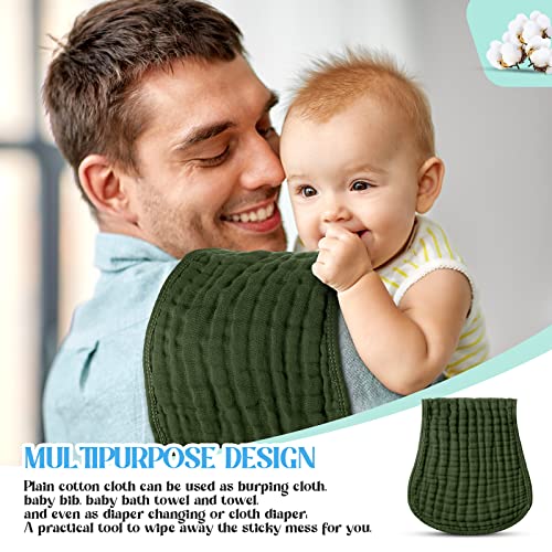 Image of Frienda 6 Pack Muslin Burp Cloths Baby 20x9'', Retro Colors