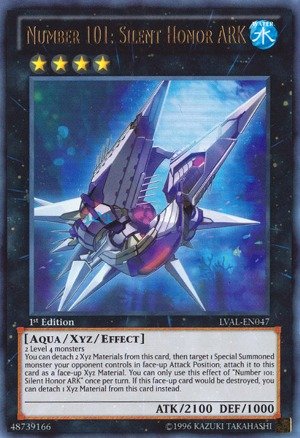 Amazon.com: YU-GI-OH! - Number 101: Silent Honor ARK (LVAL-EN047
