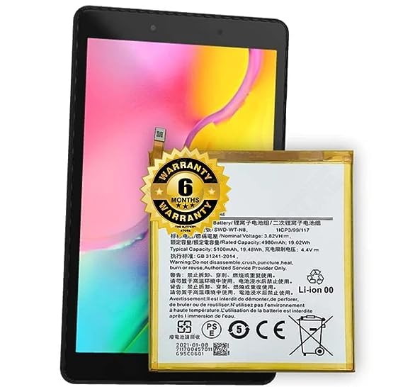 Image of Original SWD-WT-N8 Battery for Samsung Galaxy Tab A 8.0 2019 (SM-T290 SM-T295) GH81-17145A Battery with 6 Month Warranty ***(G000346)
