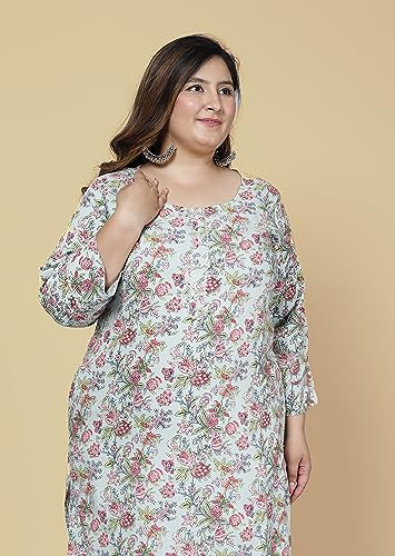 Image of Women's Plus Size Kurti Kurta (MEHKPLUS7 37)