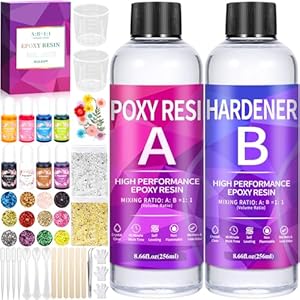 Mulevip Epoxidharz Schmuckherstellungs-Set 510ml