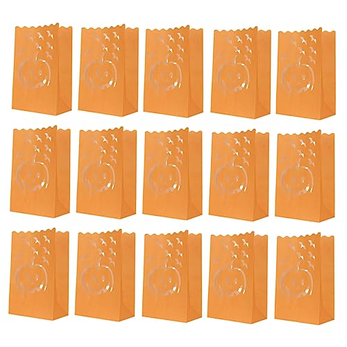 Angoily 20pezzi Sacchetti Di Ignifughi Per Candele Sacchetti Traforati Per Lumini Di Sicuri e Resistenti Per Feste e