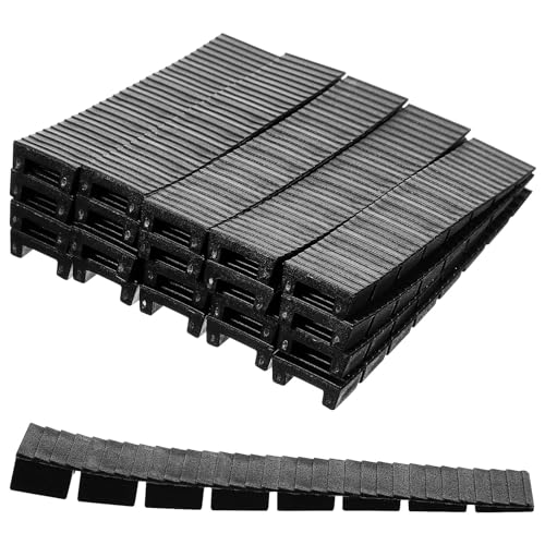 20pcs Furniture Level Spacers Table Shims Leveling Blocks Furniture Wedges Table Stabilizers Leveler Tool Desk Levelers Plastic Wedges Shims Workbench Pp The Fence