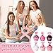 Foaincore 12 Pairs Breast Cancer Awareness Socks with Cupcake Gift Packaging for Women Pink Ribbon Socks with Greeting Card, Tape, Jute Rope, Clear OPP Bags, Breast Cancer Awareness Bulk Items Gifts