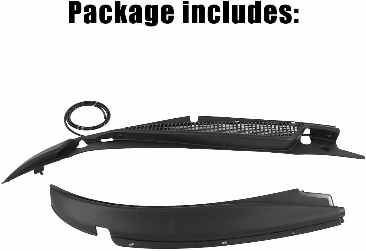 A Pair Windshield Wiper Cowl Panel Grille for Chevy Express GMC Savana 1996-2017 Windshield Cowl Replacement 25826329 25826330