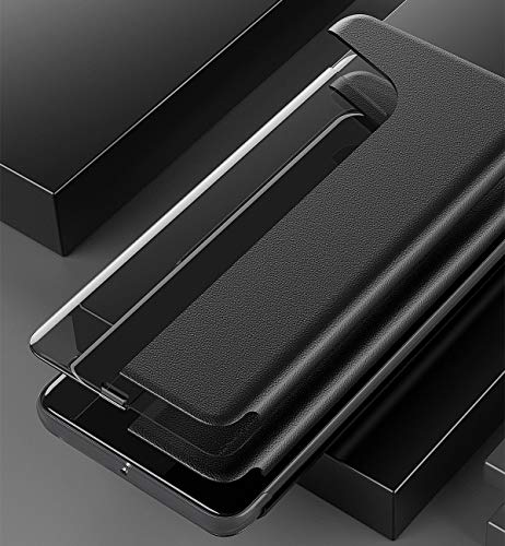 Eabhulie Case For Huawei Mate 20 Pro, Smart View Window Flip Stand Cover Pu Leather Protective Case For Huawei Mate 20 Pro Black #TOP3