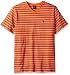 U.S. Polo Assn. Men's Short Sleeve Striped V-Neck Classic Fit T-Shirt