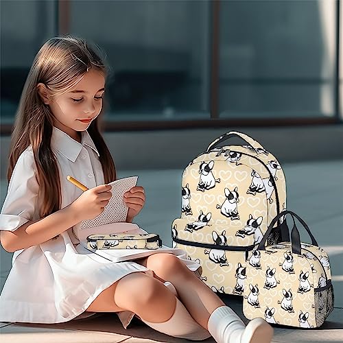 CUSPCOD French Bulldog Backpack Set