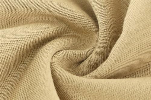 GLEAMING GRAIN Calça de moletom infantil unissex de algodão com cordão para meninos ou meninas de 5