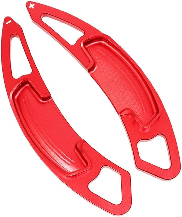 Car Shift Paddle Blade For Civic,Car Steering Wheel Shift Paddles Shifter Trim Kit,C-Red