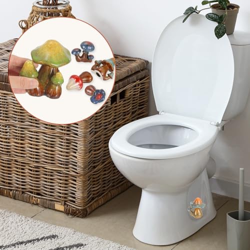 Cache-boulon de toilette uxcell en céramique pour masquer les vis - 7