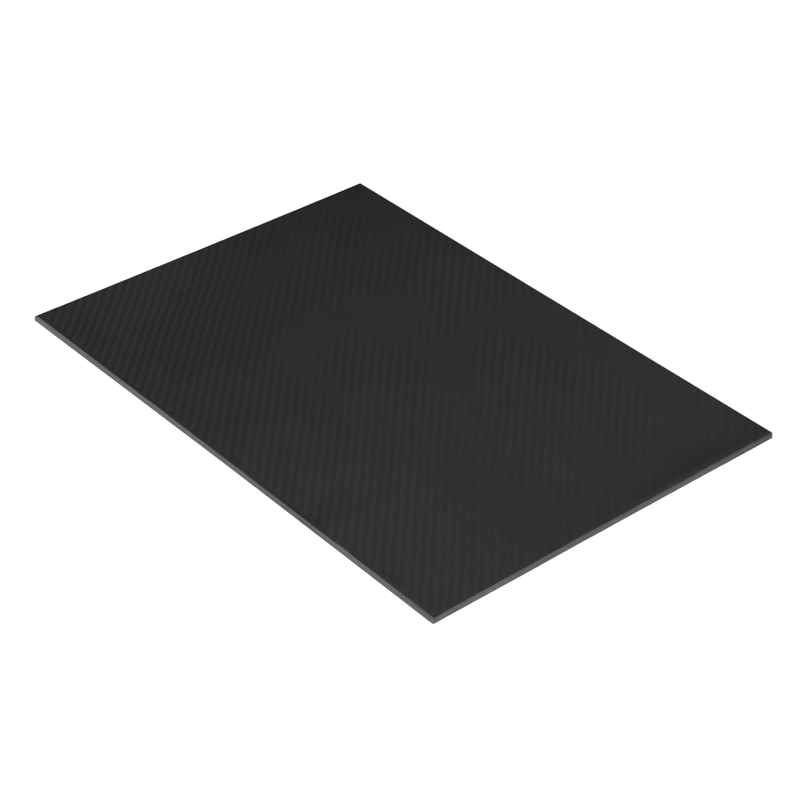 QUARKZMAN 1 Stück Kohlefaserplatte 400x250x6mm Matte Oberfläche Pultrudierte Flache Kohlefaserplatte Köpergewebe Panelplatte für Drachen RC Flugzeug