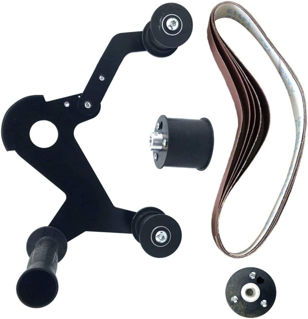 1set Handheld Sander Kit Belt Sander for Working Polishing Attachment Tube Sanding Feature