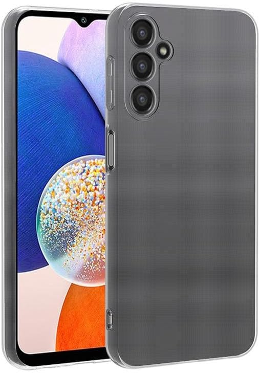 Zore Galaxy ile uyumlu A24 Kılıf Zore Süper Silikon Kapak Renksiz
