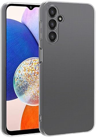 Zore Galaxy ile uyumlu A24 Kılıf Zore Süper Silikon Kapak Renksiz