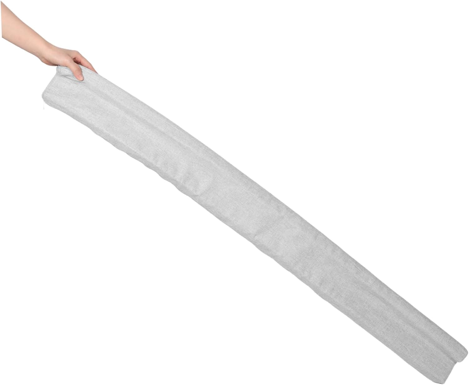 Healifty Sofa Crack Filler Couch Cover Couch Crack Filler Bed Wedge Gap Bed Tuck Wedge Space Headboard Gap Pillow Cloth Tuck Grips Cloth Cover Light Grey