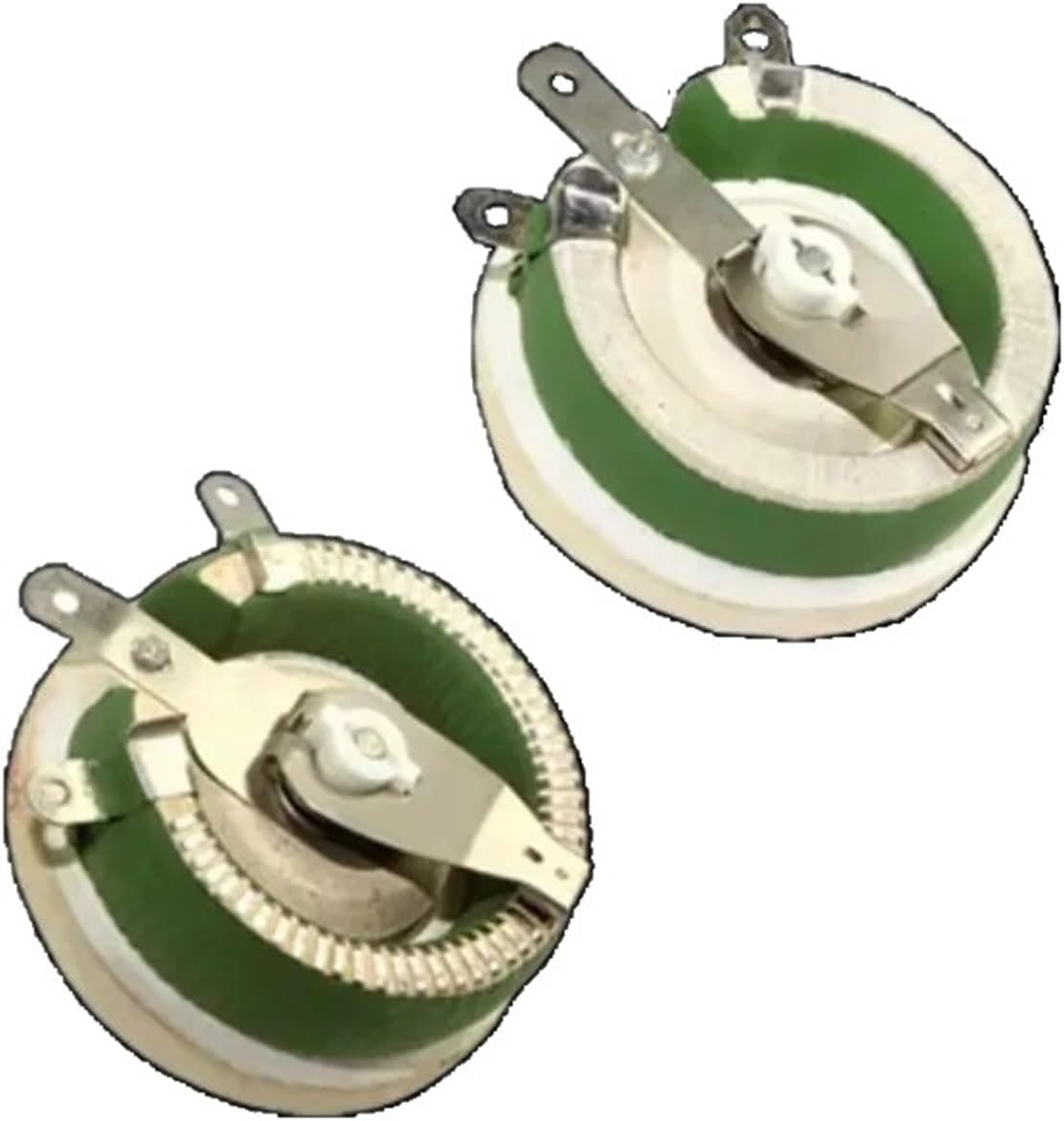1pcs Long Use Green/Brown Round Ceramic Variable Resistor Adjustable Varistor