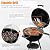 CUKOR 2 in 1 Electric Barbecue Grill?Electric & Charcoal Grill BBQ Grill Indoor Outdoor, Non-stick Porcelain-Enameled Lid and Wheels