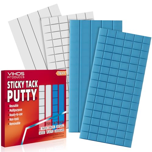 VIKOS Products Reusable Sticky Tack for Wall Hanging