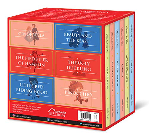 Image of 5 Minutes Fairy Tales Bookset: Giftset of 6 Board Books for Children (Abridged and Retold)