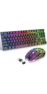 Amazon | MAMBASNAKE×ZIYOU LANG T87 80% 3in1 無線キーボードマウス Amazon | MAMBASNAKE×ZIYOU LANG T87 80% 3in1 無線キーボードマウス