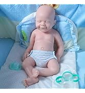 Amazon.com: Sil-Gel Mall Full Silicone Baby Doll Boy with Drink and Wet ...