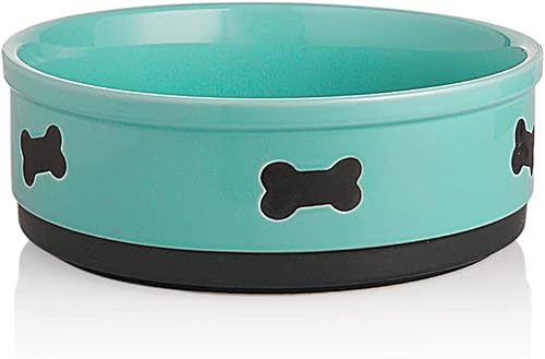 Miniatura 56 de Sweejar Cuencos de Cerámica para Perros, Plato de Comida para Perros Pequeños y Gatos, Cuenco de Porcelana Resistente para Mascotas para Comida