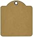 Graphic 45 Square Tags—Kraft
