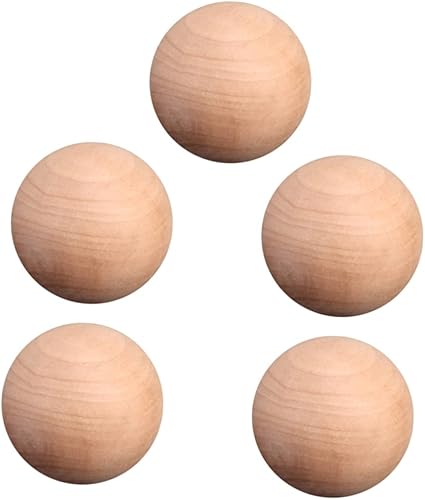 Miniatura 8 de EXCEART 10 pcs System Replacement Decorations Balls Year Art Supplies Unfinished Round Cm Projects Make Mini Birthday DIY Crafts Hardwood New