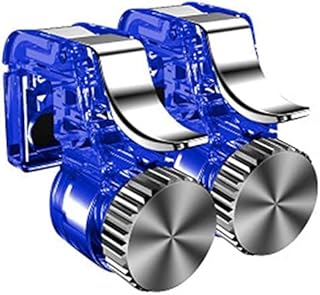 R11モバイルゲームコントローラーゲームパッド携帯電話L1R1トリガー PUBGモバイルゲーム用パッド ファイアボタンエイムキーボタン ブルー