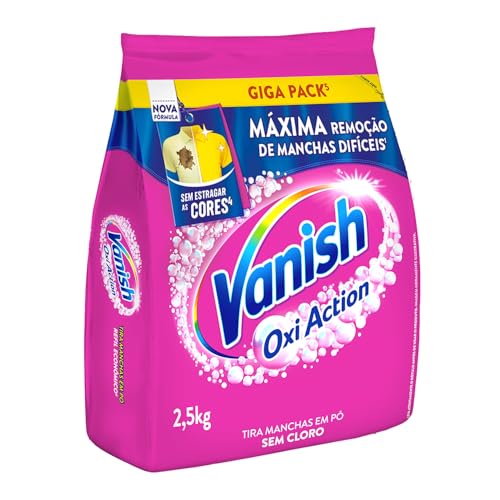 Vanish Tira Manchas Em Pó Multi Power Oxi Action 2 5Kg Refil Econômico Para Roupas Coloridas