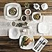 Gibson Home Zen Buffetware 39 Piece Dinnerware Set , White
