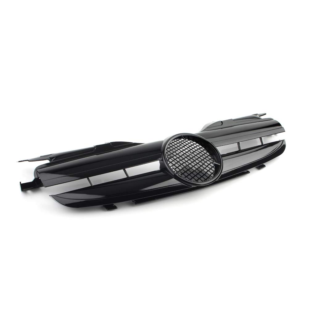 Griglia Paraurti Anteriore Superiore Per Mercedes SLK R170 1998-2004: Sostituzione Nero E Cromato - 6