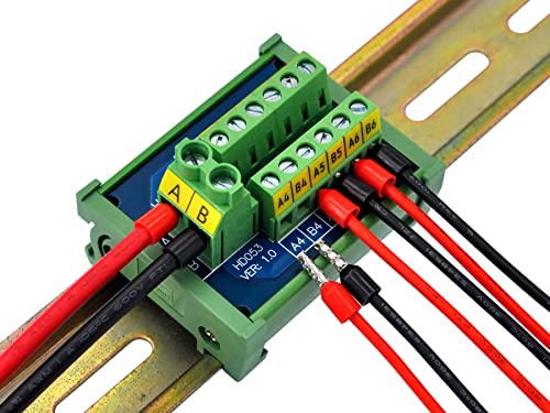 Module de distribution à vis rail DIN pour centraliser le câblage 30 A - 5