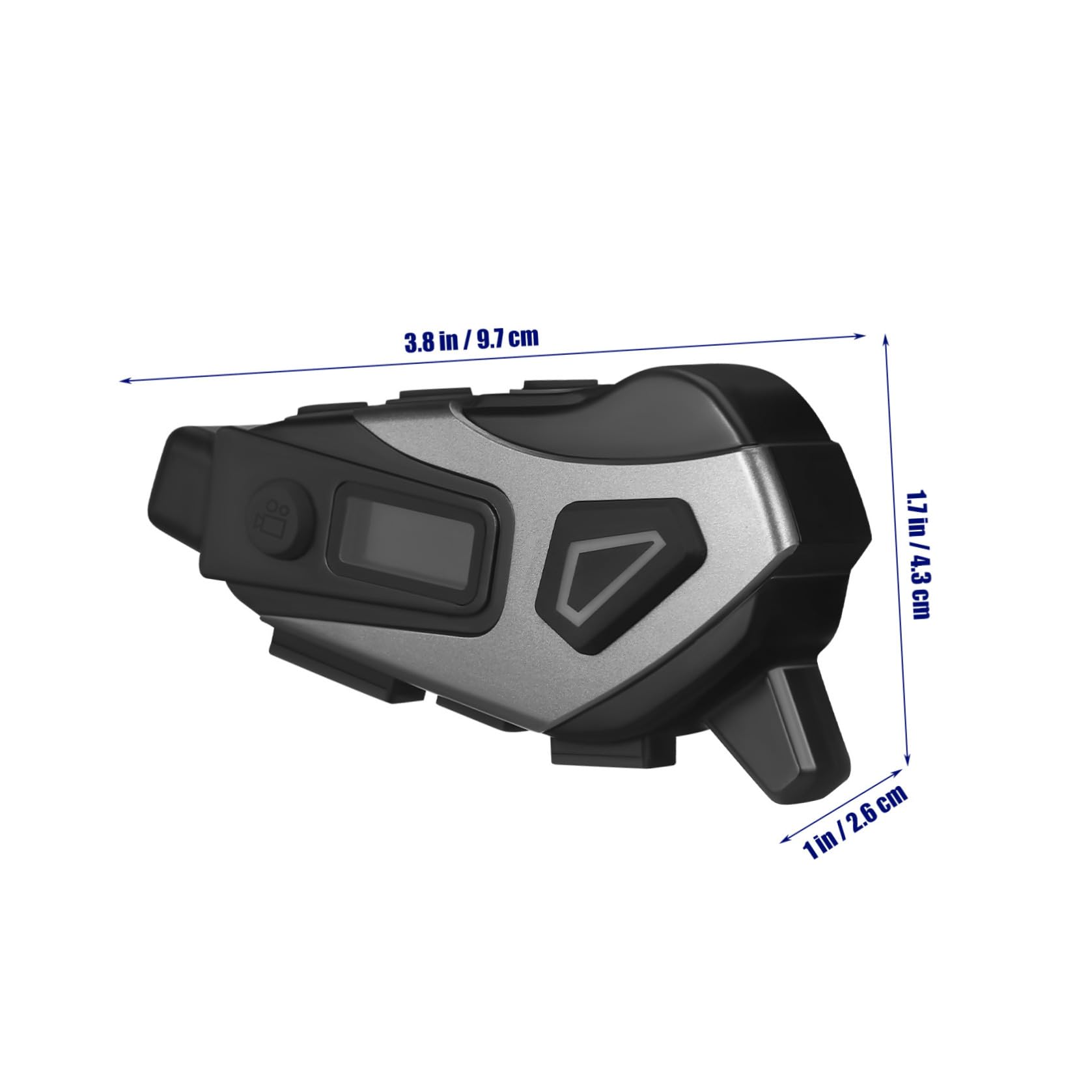 Auricolare Wireless per Casco Moto Cuffie per Casco Abs Versione 5.4 1200 Mah 32 Gb Ipx8 Uomo e Donna
