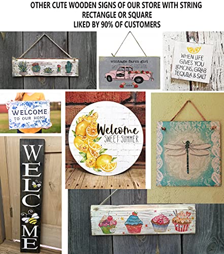 RIFOSA Bathroom Available In Use Choose Hanging Wooden Sign Plaque, a Meeting for Office Door Room Home Study, 12 x 6 Inch, 12x6IN, wood